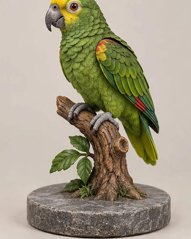 Green Amazon parrot