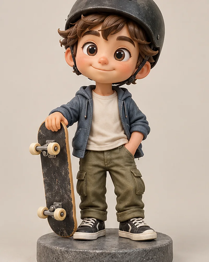 Skateboard kid