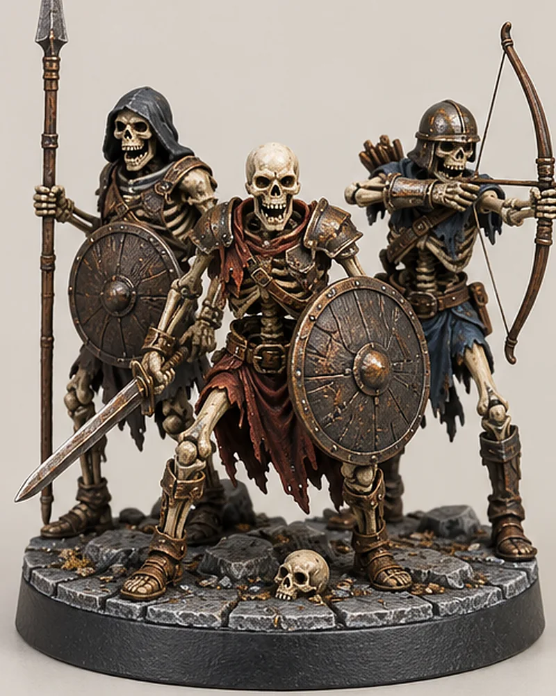 Skeleton warriors set