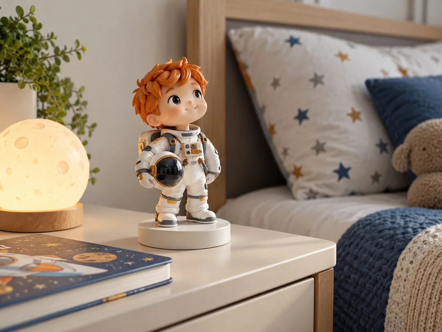 Astronaut portrait figurine